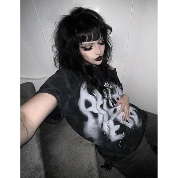 🆕Brand New - Men Black Graphic Tee T Shirts - Picture 5 of 5